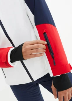 Chaqueta impermeable de esquí con aberturas de ventilación