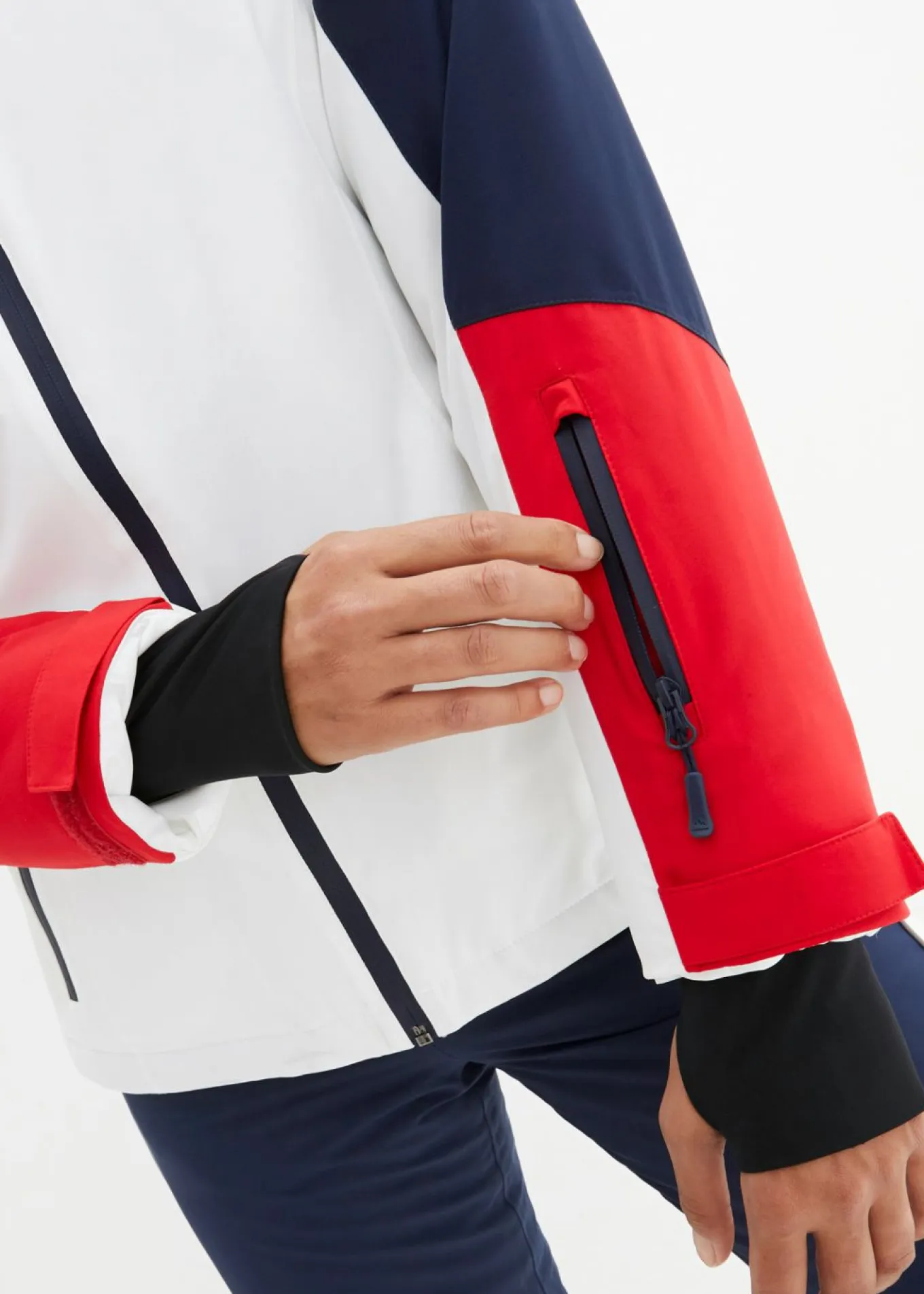 Chaqueta impermeable de esquí con aberturas de ventilación