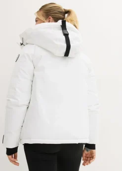 Chaqueta impermeable de esquí con protector antinieve
