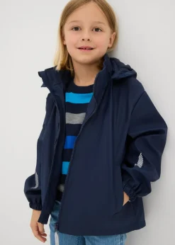 Chaqueta impermeable térmica con capucha desmontable y detalles reflectantes