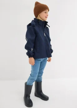 Chaqueta impermeable térmica con capucha desmontable y detalles reflectantes