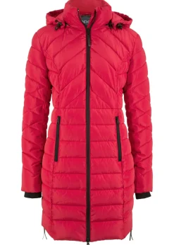 Chaqueta larga acolchada con relleno