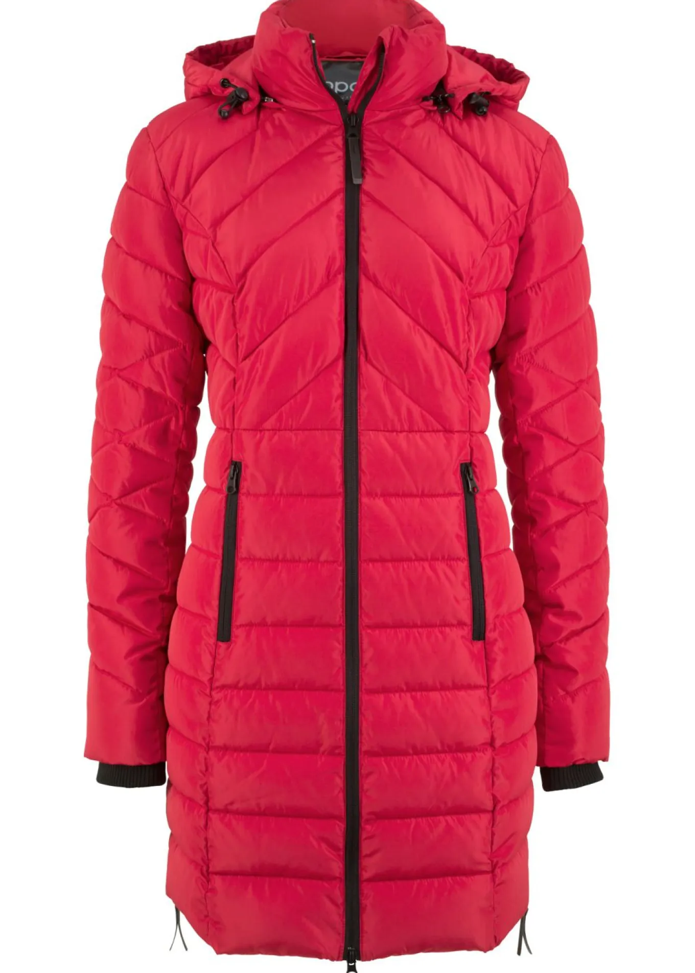 Chaqueta larga acolchada con relleno