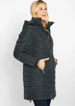 Chaqueta larga acolchada con relleno