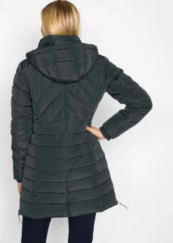 Chaqueta larga acolchada con relleno