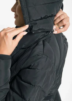 Chaqueta larga acolchada con relleno