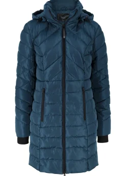 Chaqueta larga acolchada con relleno