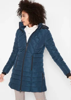 Chaqueta larga acolchada con relleno