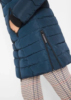 Chaqueta larga acolchada con relleno