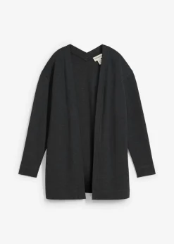 Chaqueta larga de chándal en suave mezcla de algodón