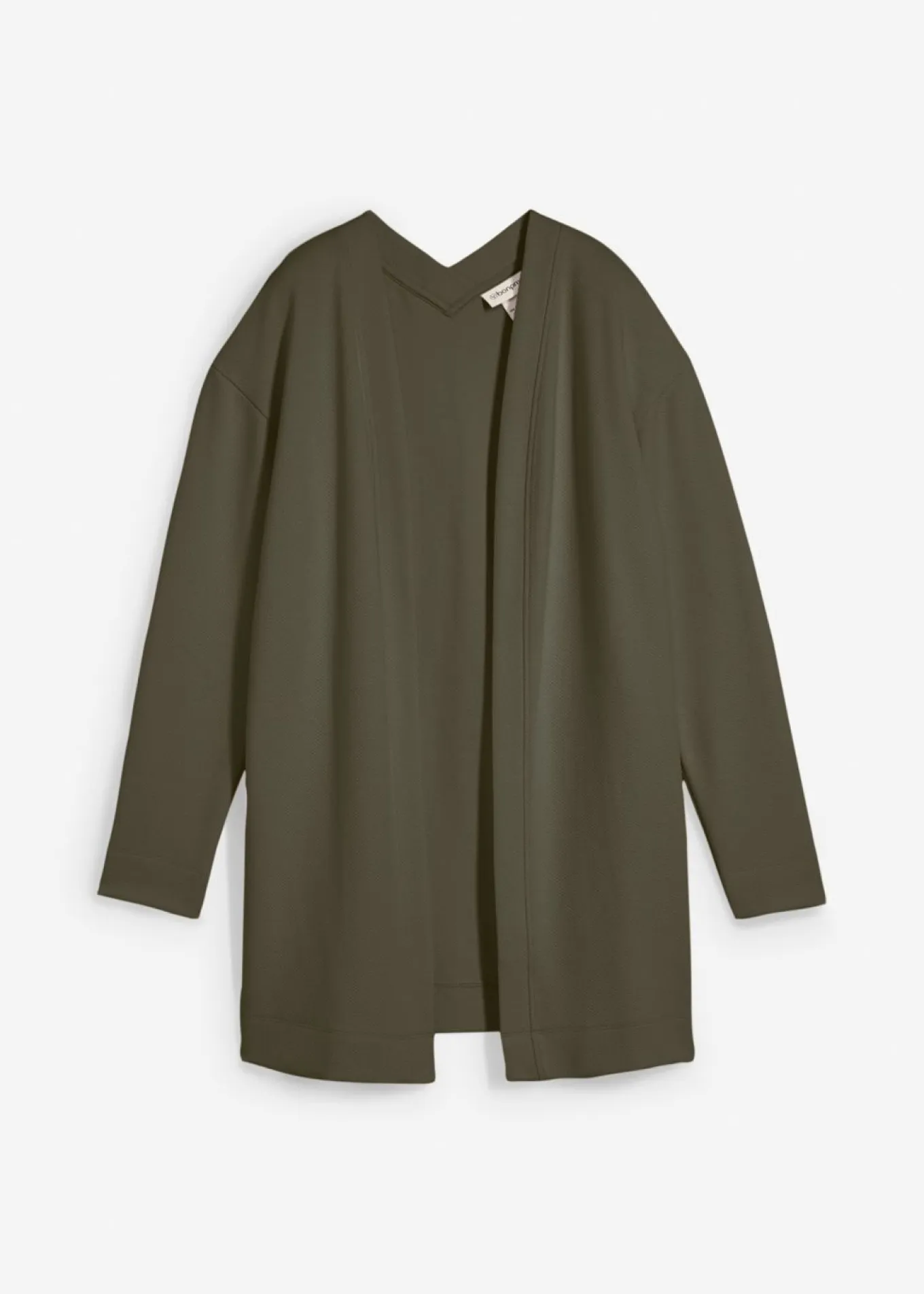 Chaqueta larga de chándal en suave mezcla de algodón