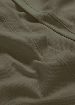 Chaqueta larga de chándal en suave mezcla de algodón