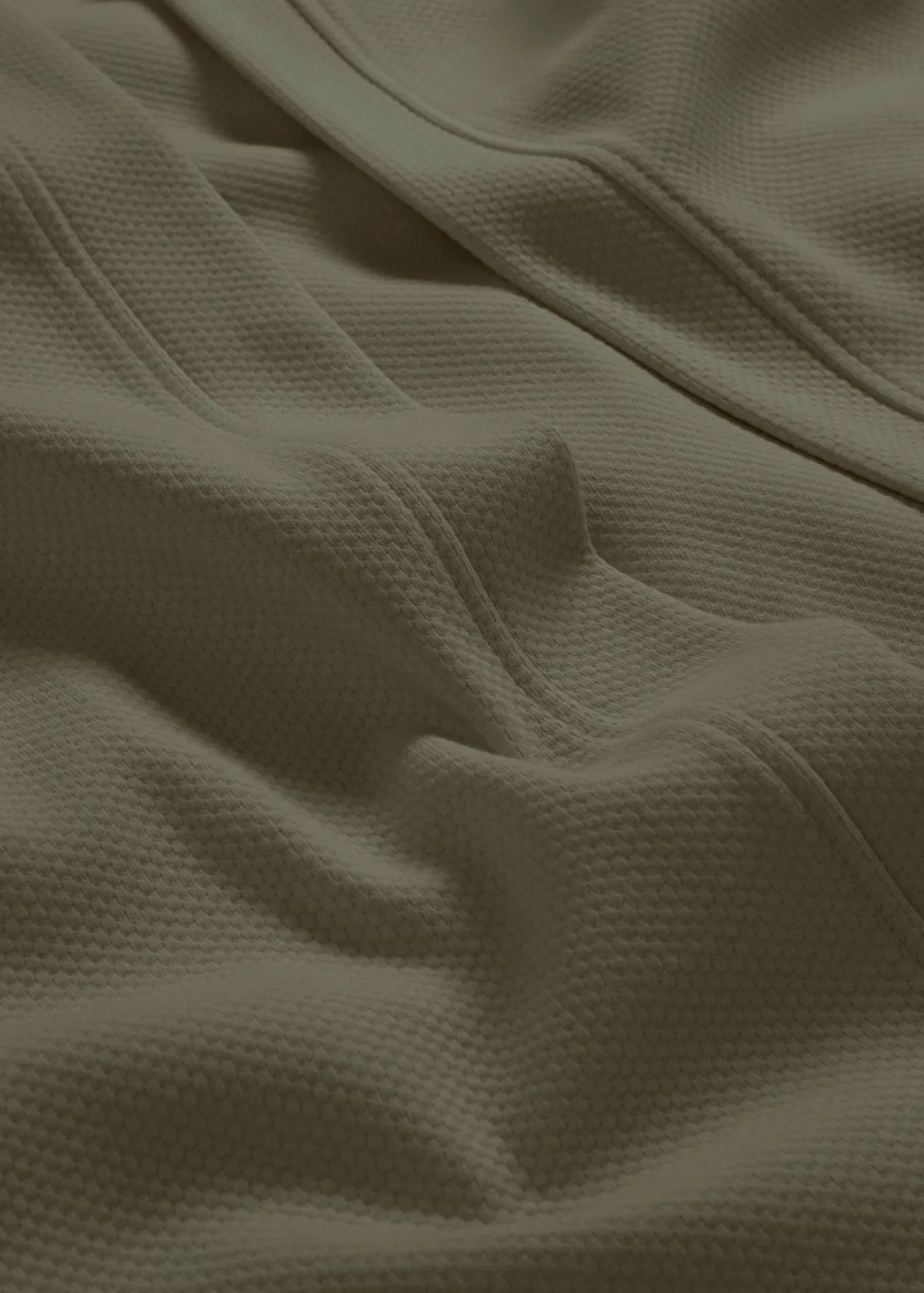 Chaqueta larga de chándal en suave mezcla de algodón