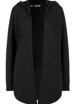 Chaqueta larga de chándal de algodón suave