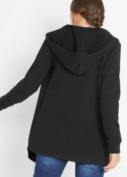 Chaqueta larga de chándal de algodón suave
