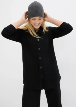 Chaqueta larga de chándal con bolsillos