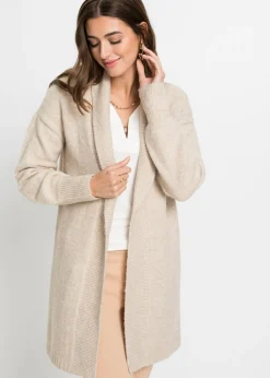 Chaqueta larga de punto