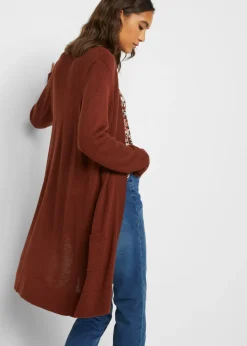 Chaqueta larga de punto