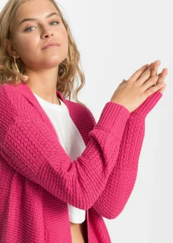 Chaqueta larga de punto