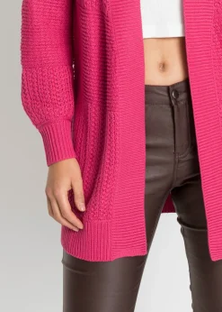 Chaqueta larga de punto