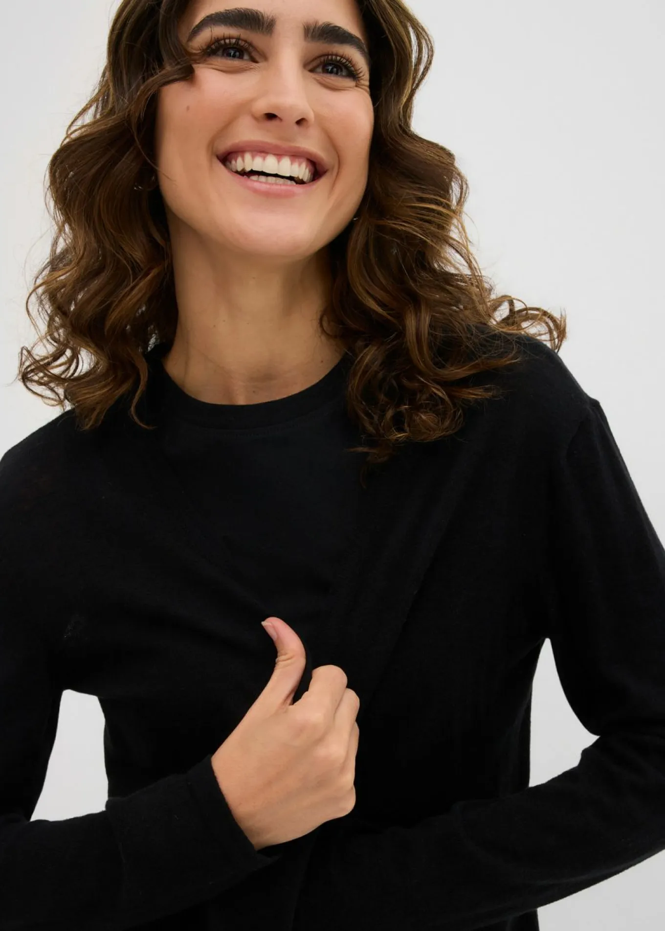 Chaqueta larga de punto