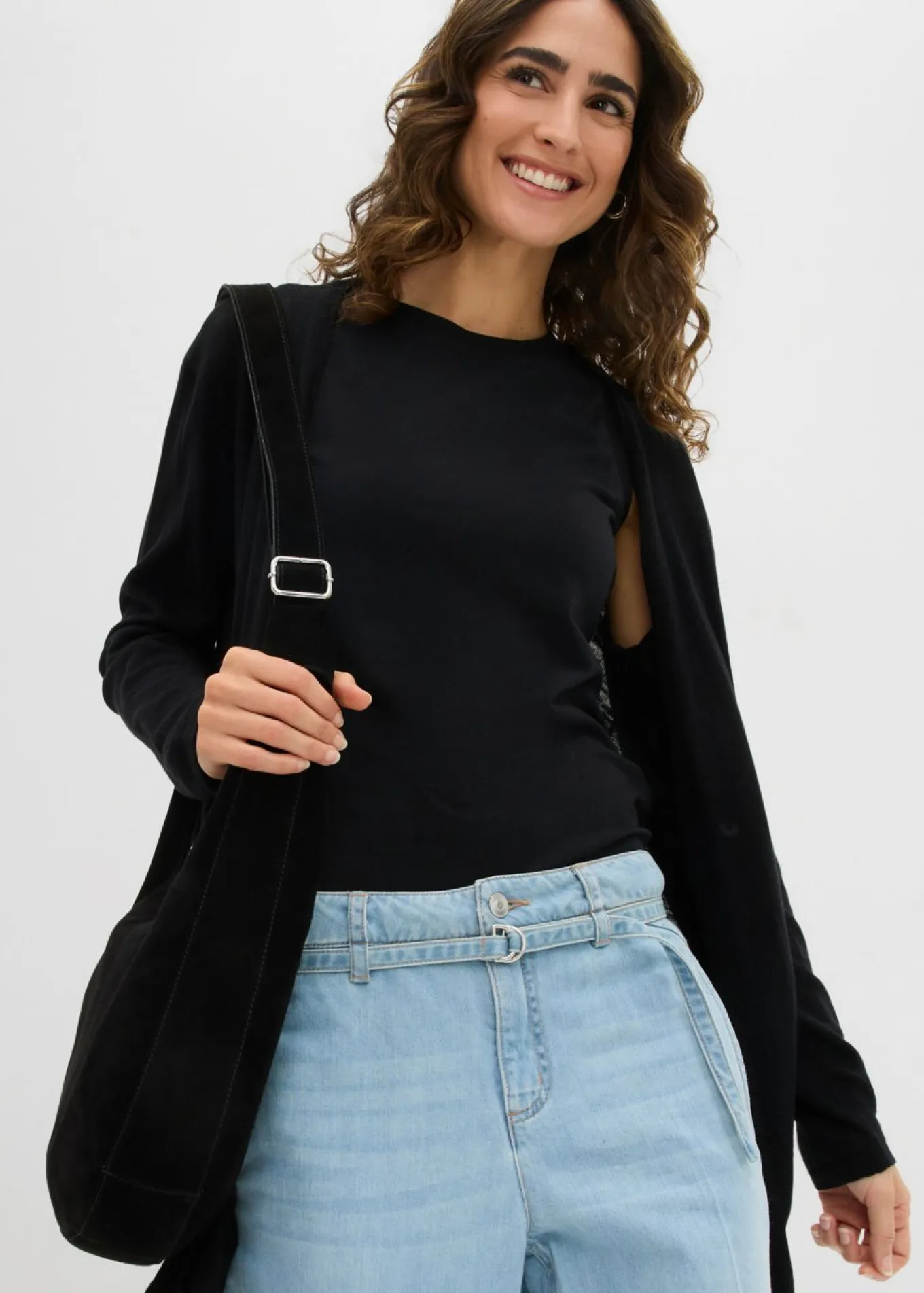 Chaqueta larga de punto