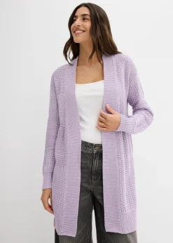 Chaqueta larga de punto