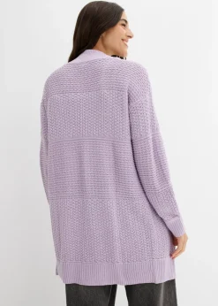 Chaqueta larga de punto