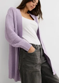 Chaqueta larga de punto