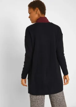 Chaqueta larga de punto