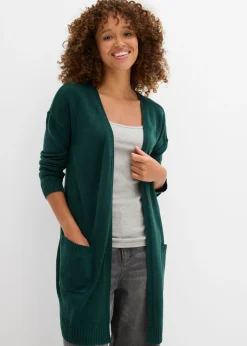 Chaqueta larga de punto