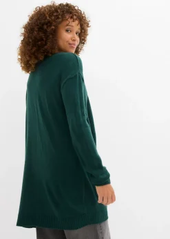 Chaqueta larga de punto