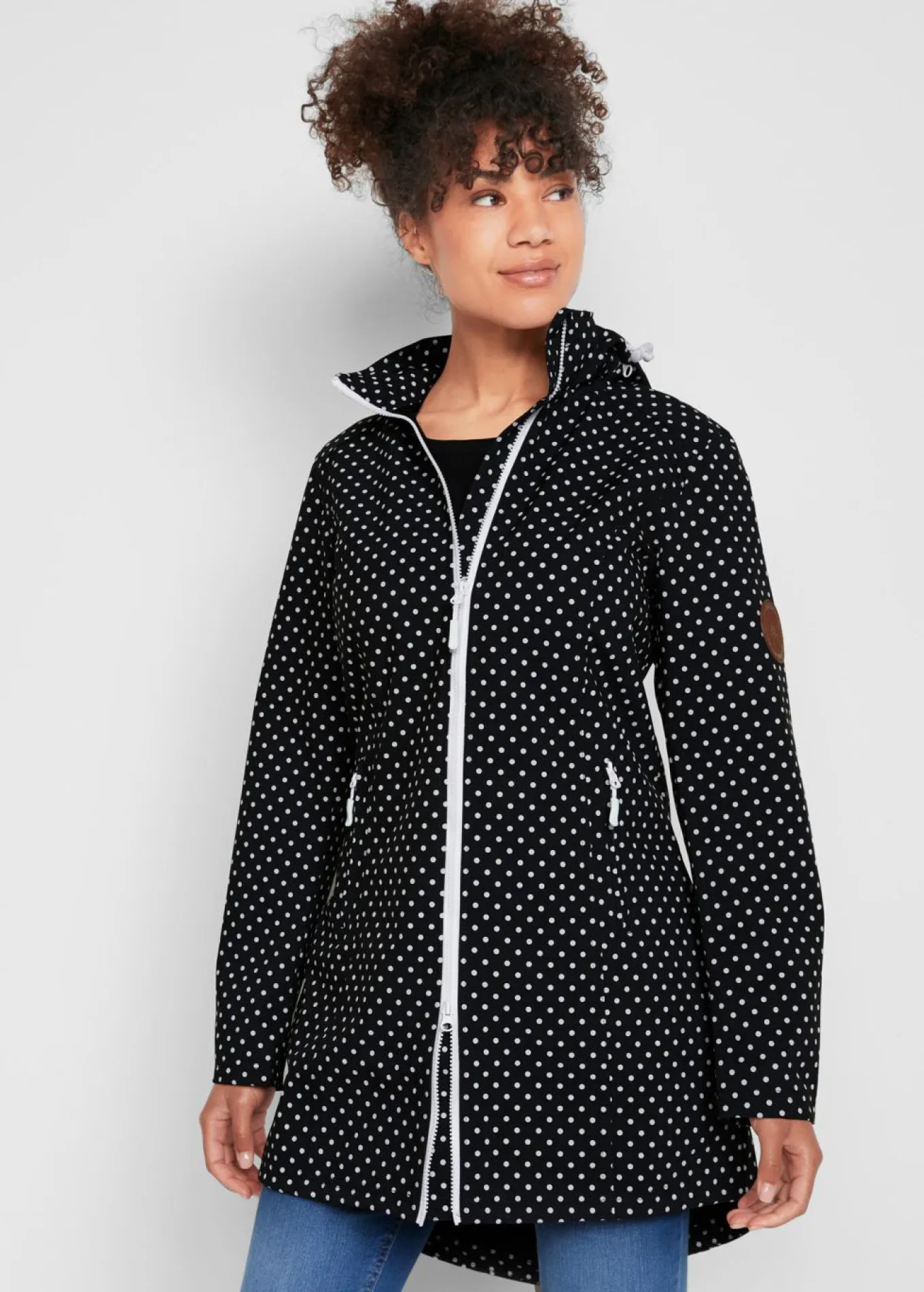 Chaqueta larga de Softshell