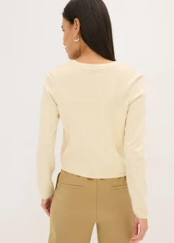 Chaqueta lisa de punto fino