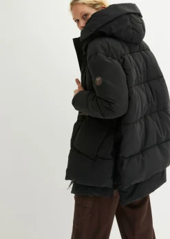 Chaqueta oversize de invierno con capucha