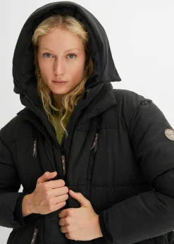 Chaqueta oversize de invierno con capucha