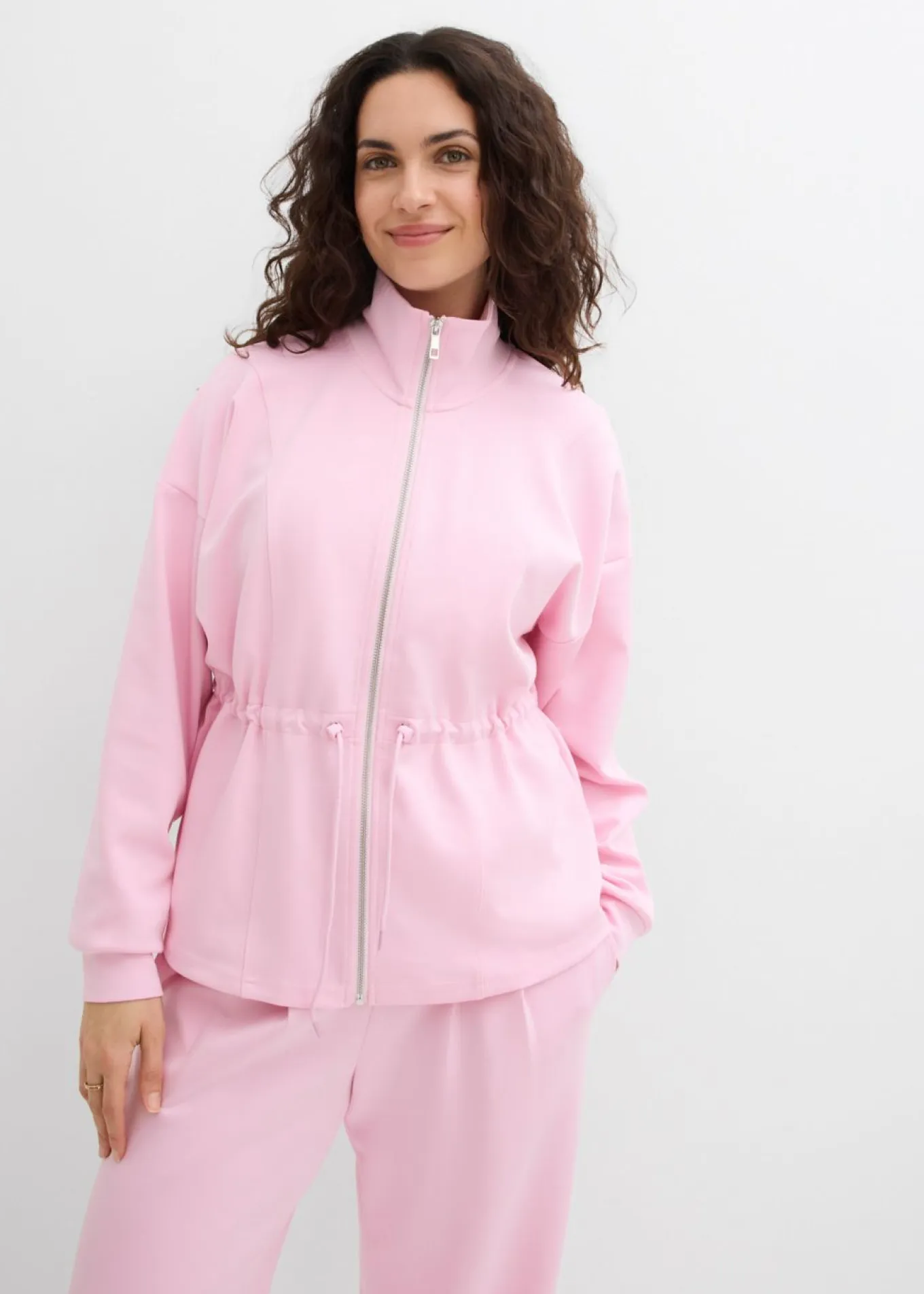 Chaqueta oversize de neopreno suave