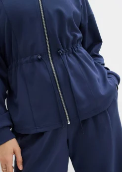 Chaqueta oversize de neopreno suave