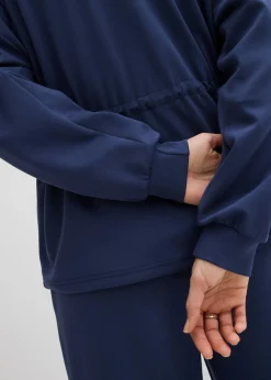 Chaqueta oversize de neopreno suave