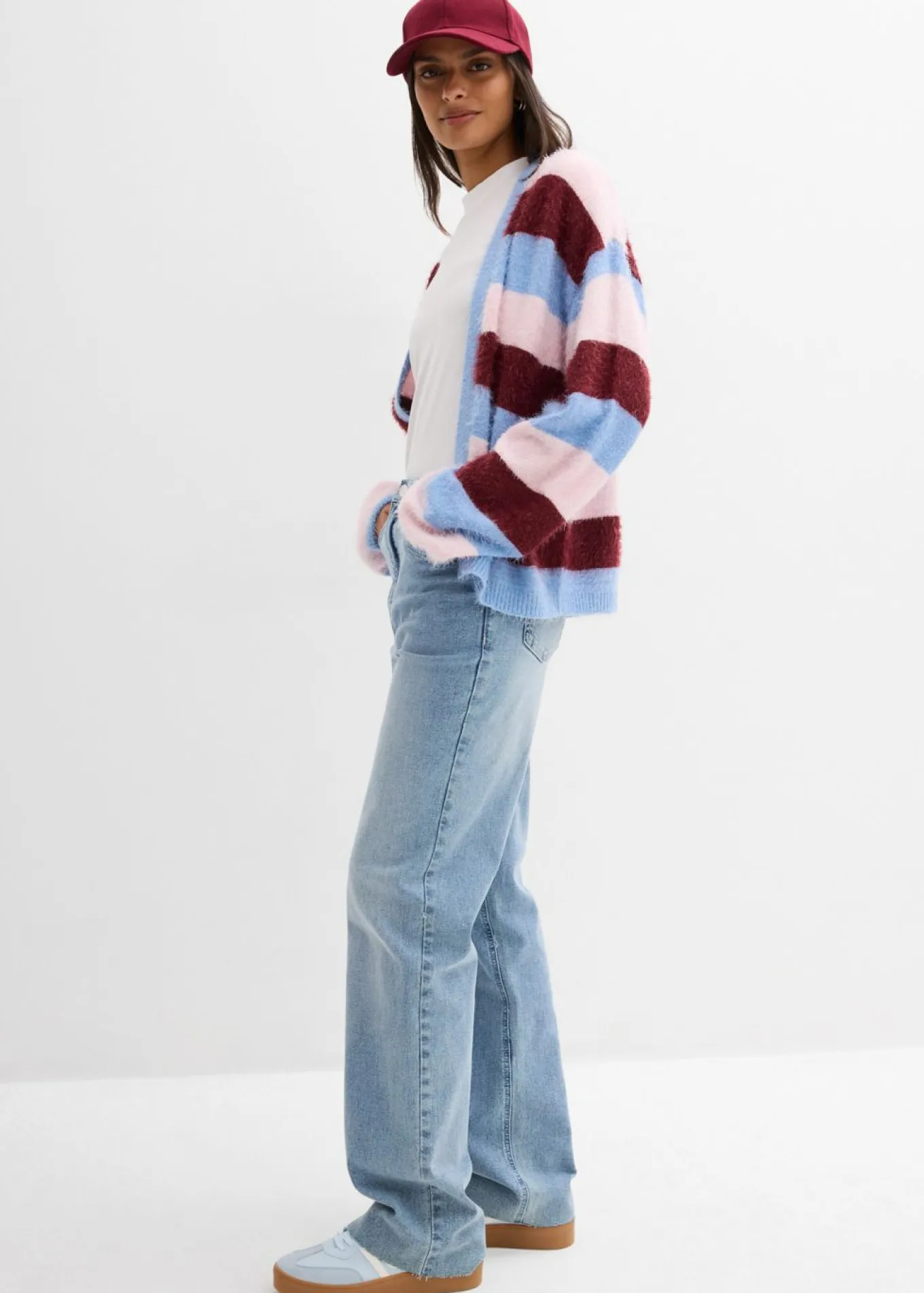 Chaqueta oversize de punto
