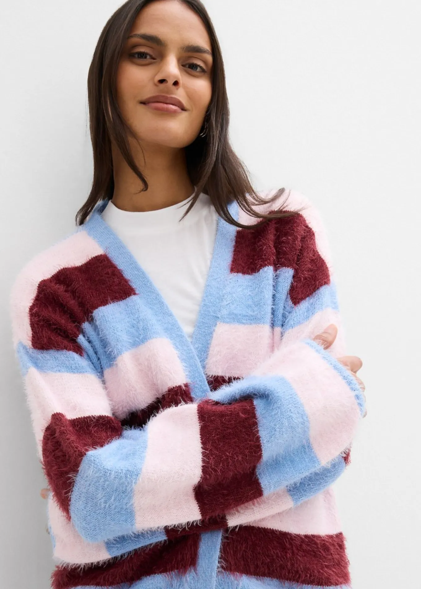 Chaqueta oversize de punto