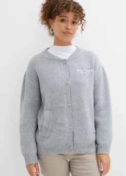 Chaqueta oversize de punto