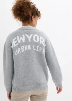 Chaqueta oversize de punto