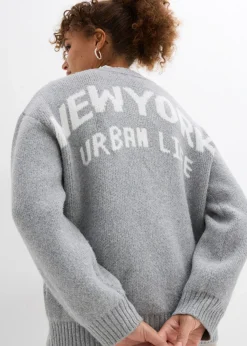 Chaqueta oversize de punto