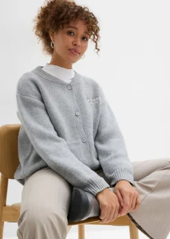 Chaqueta oversize de punto