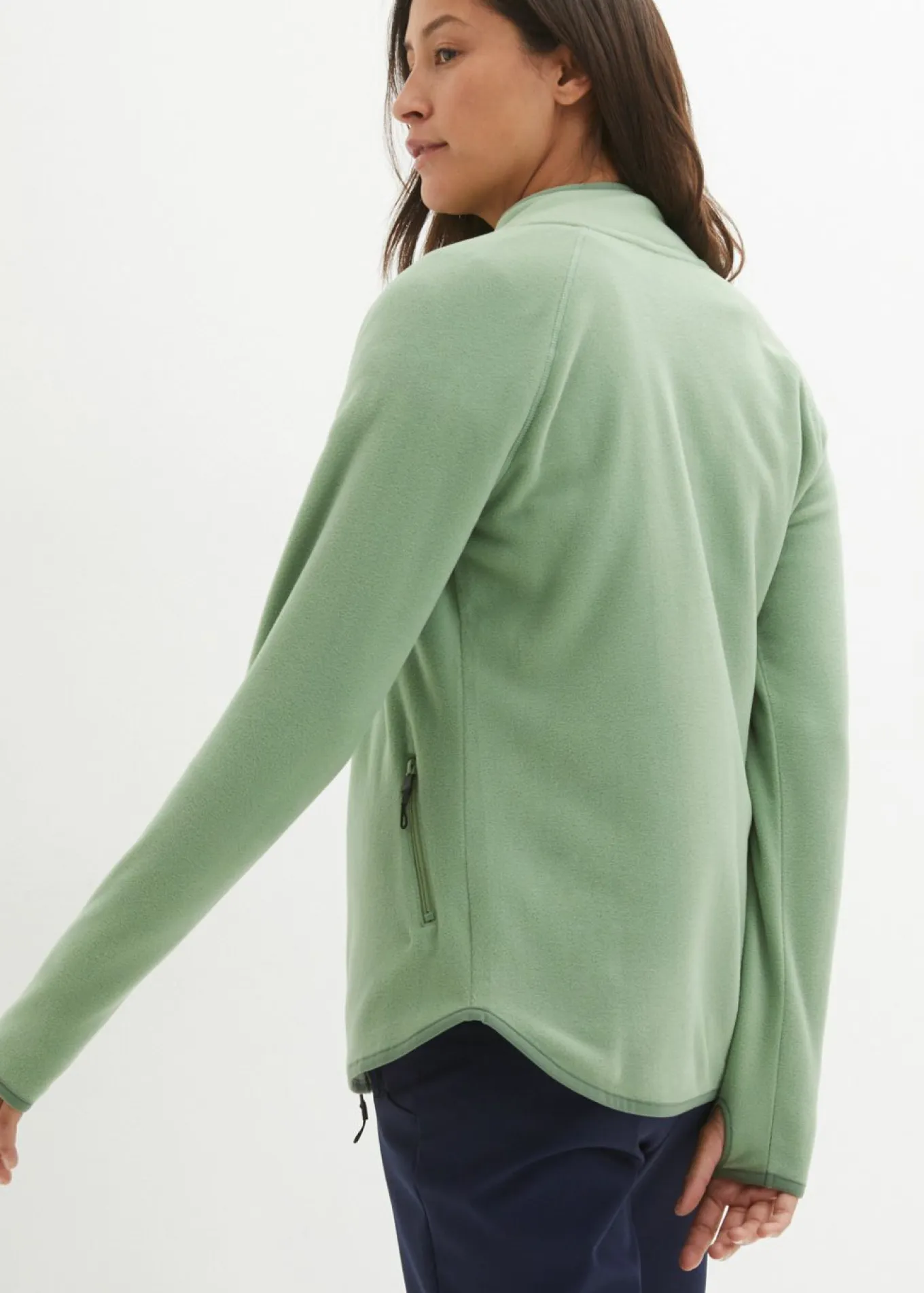 Chaqueta polar con bolsillos con cremallera