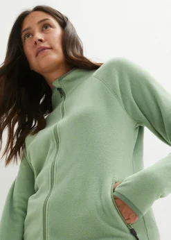 Chaqueta polar con bolsillos con cremallera