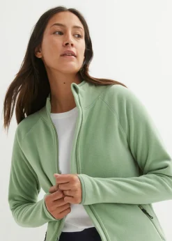 Chaqueta polar con bolsillos con cremallera