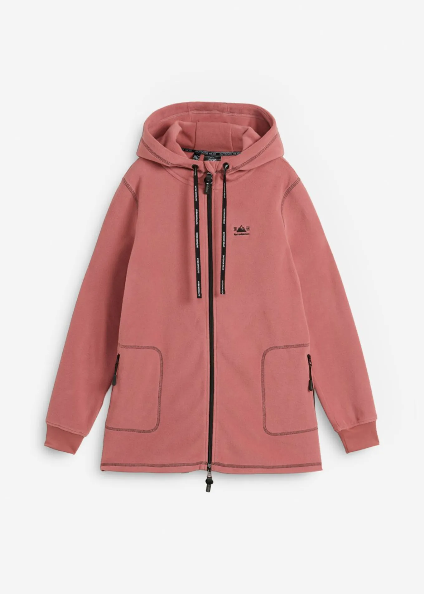 Chaqueta polar con bolsillos con cremallera