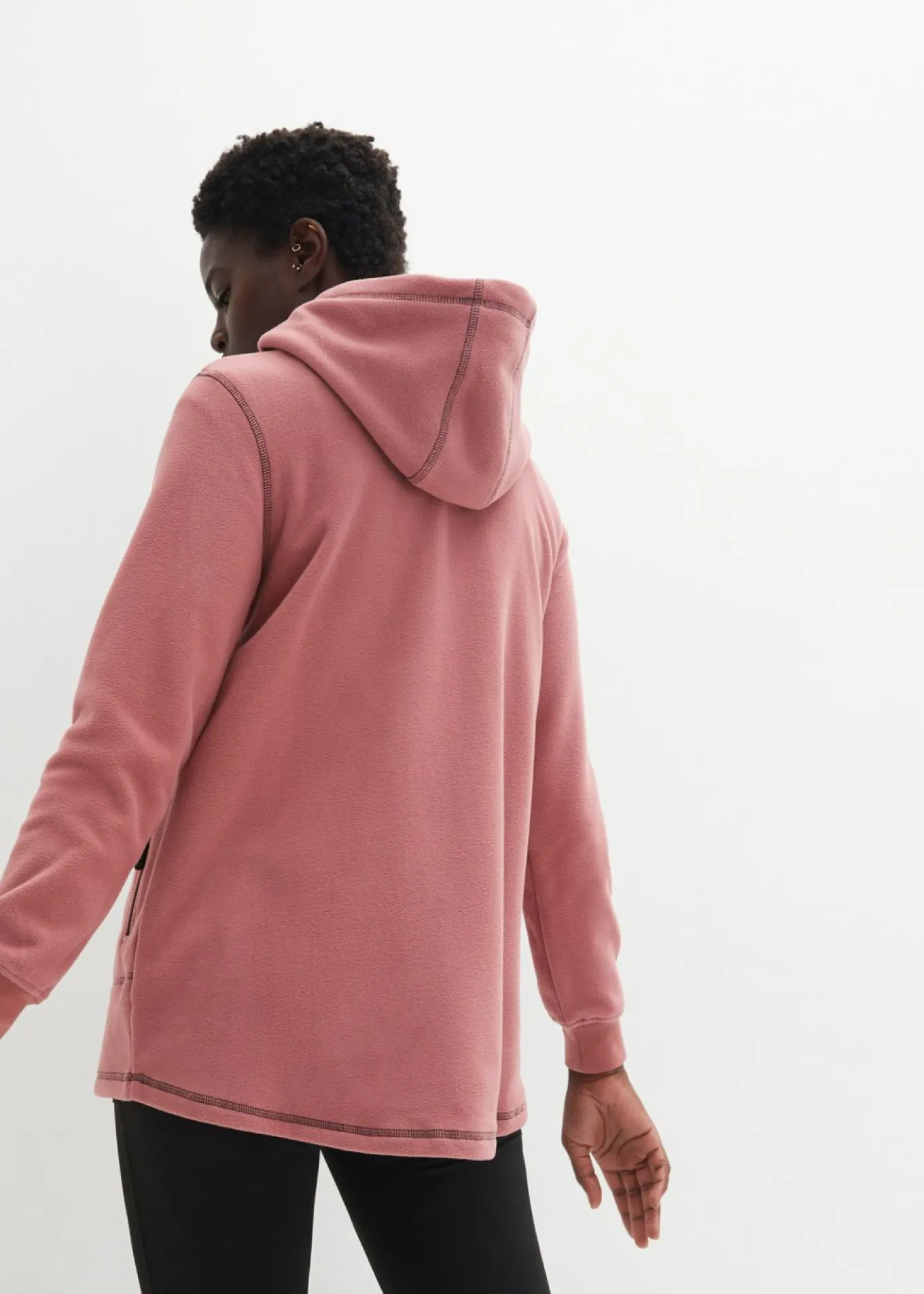 Chaqueta polar con bolsillos con cremallera